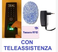 MARCATEMPO PER ESTERO (IP53) PER RILEVAZIONE PRESENZE MOD. 1951-FINGER/A-WIFI CON SOFTWARE IN ITALIANO, LETTORE BIOMETRICO E RFID ED ASSISTENZA PER L'INSTALLAZIONE